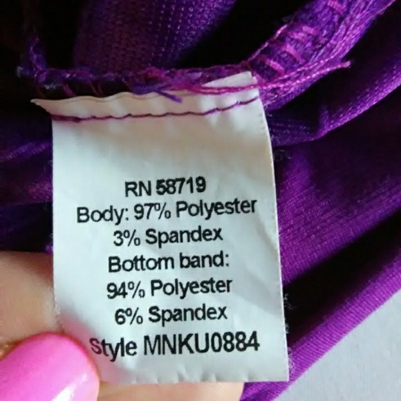 Notations Short Sleeve Ruffle Top - Picture 5 of 6